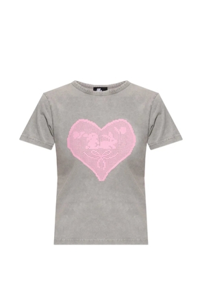 CARNE BOLLENTE heart-print T-shirt - Grey