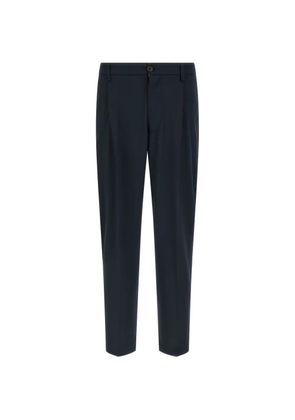 Department 5 Gin pin-tuck trousers - Blue