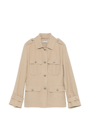 Antonelli flap-pocket military jacket - Neutrals