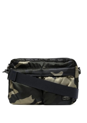 Porter-Yoshida & Co. camouflage-print crossbody bag - Green