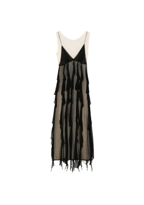 Mes Demoiselles Charlene ruffled maxi dress - Black