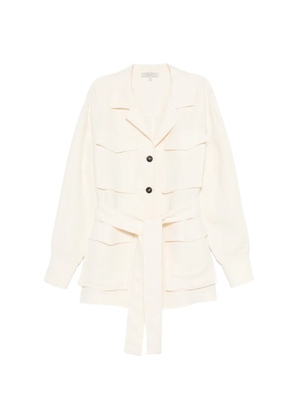 Antonelli single-breasted coat - Neutrals
