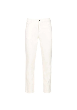Zegna Roccia logo-patch trousers - White