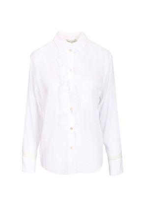 Forte Forte ruffled buttoned shirt - White