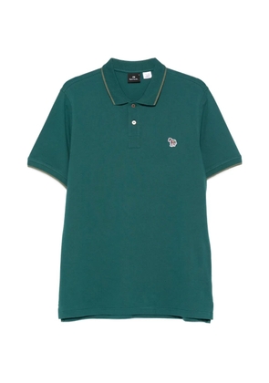 Paul Smith zebra-patch polo shirt - Green