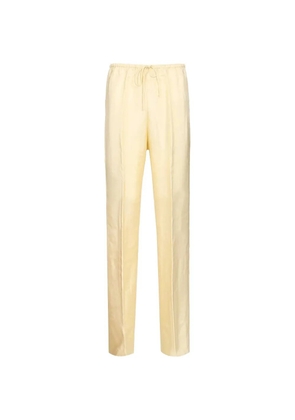Forte Forte drawstring-fastening trousers - Yellow