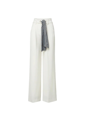 Veronica Beard Tai palazzo pants - White