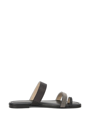Fabiana Filippi band sandal - Brown