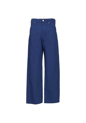 'S Max Mara buttoned drill trousers - Blue