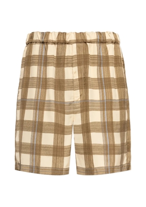 Jil Sander checked shorts - Neutrals