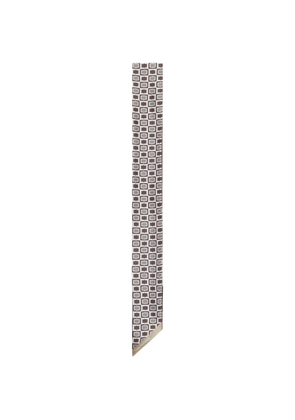 Tagliatore geometric-print scarf - Neutrals