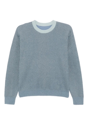Cynthia Rowley metallic crew-neck sweater - Blue
