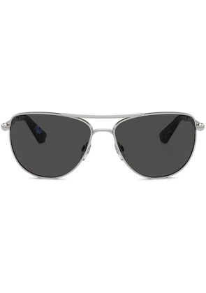 Burberry Eyewear logo-engraved sunglasses - Silver