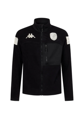 Kappa logo-detail zip-up sweatshirt - Black