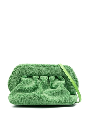 Themoirè Gea Re-Fur clutch bag - Green