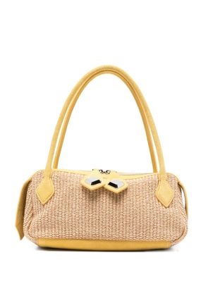 MINOBOSSI small Anna woven shoulder bag - Neutrals