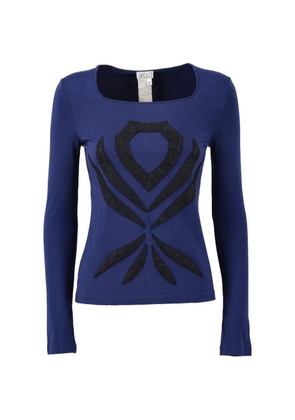 Basile Vintage long-sleeved T-shirt - Blue