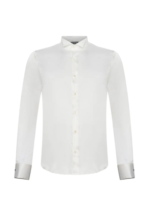 FRANZESE COLLECTION long-sleeves silk shirt - White