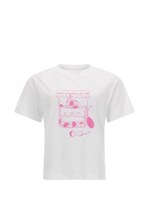 A.P.C. graphic T-shirt - White