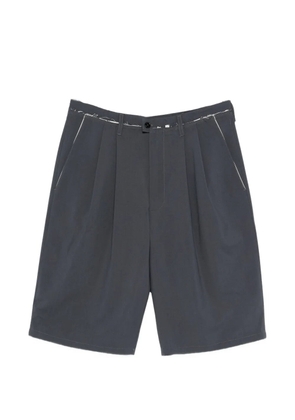 Camiel Fortgens pleated seam shorts - Blue