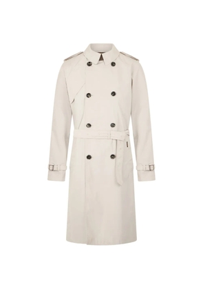 Moorer double-breasted trench coat - Neutrals