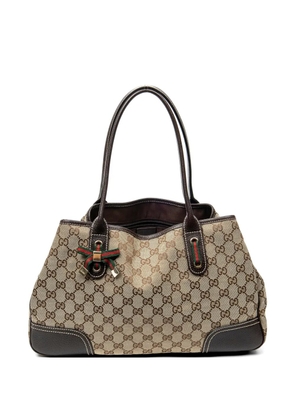 Gucci Pre-Owned Princy GG monogram appliqué tote bag - Neutrals