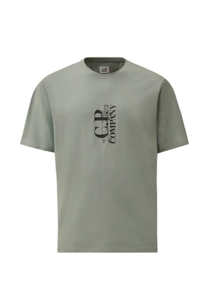 C.P. Company 30/1 graphic-print cotton T-shirt - Blue
