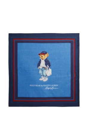 Polo Ralph Lauren square print scarf - Blue