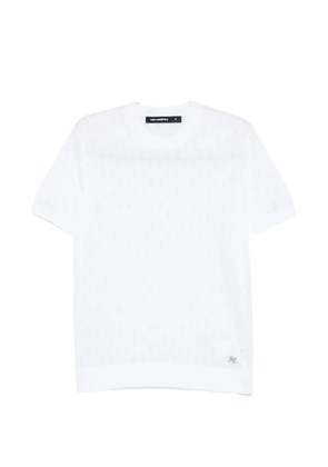 Karl Lagerfeld logo short-sleeve T-shirt - White