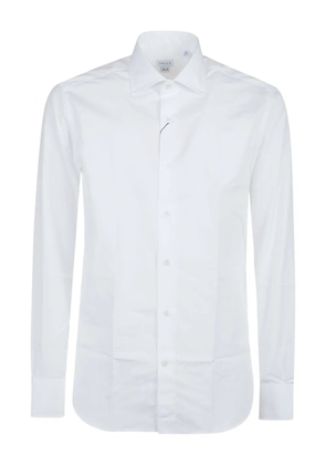 Orian long-sleeve cotton shirt - White
