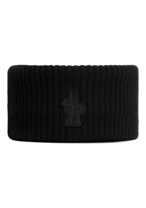 Moncler Grenoble logo neck warmer - Black