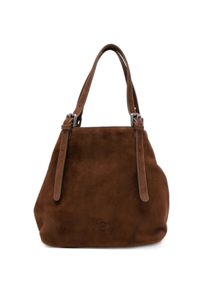 AUTENTICA 504 small Galatea buckle-detail tote bag - Brown