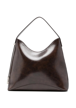 Osoi slouch leather shoulder bag - Brown
