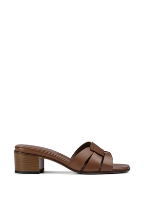 Doucal's leather sandals - Brown