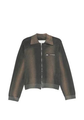 Camiel Fortgens 70´s zip sunfade cardigan - Blue