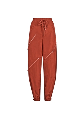Monse double-waistband zipper trousers - Orange