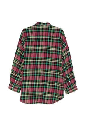 R13 plaid pocket shirt - Pink