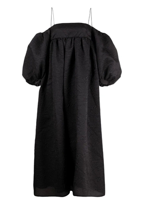 Cecilie Bahnsen Holly matelassé midi dress - Black