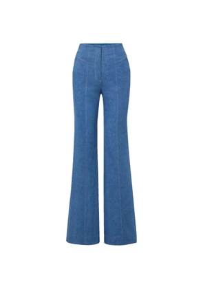 Veronica Beard Frenkle flared trousers - Blue