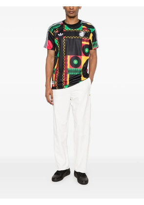 adidas Jamaica crew-neck T-shirt - Black