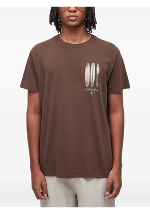 Osklen graphic-print T-shirt - Brown