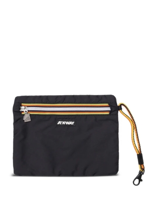 K-Way zip-up wash bag - Black