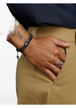 Nialaya Jewelry matte flatbead bracelet - Silver