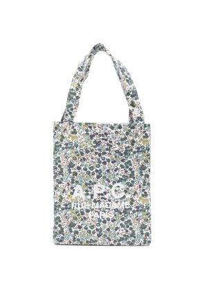 A.P.C. floral tote bag - Green