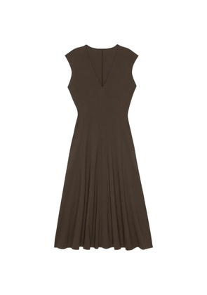 FRAME V-neck dress - Brown