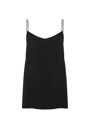 Fabiana Filippi thin-strap V-neck top - Black