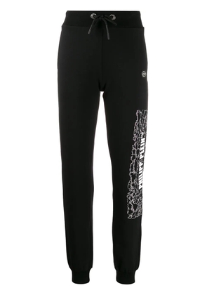Philipp Plein Crystal Plein track pants - Black