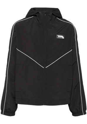Maison Kitsuné contrast piping hooded jacket - Black