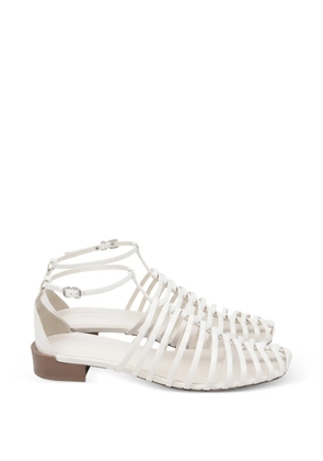 Tod's Vintage strappy leather sandals - White