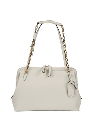 ETRO medium Doc chain leather shoulder bag - White
